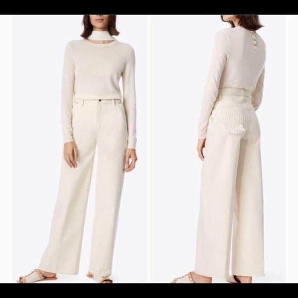 NWT TORY BURCH CAROLINE JEANS‎ SIZE 28 - Picture 1 of 12